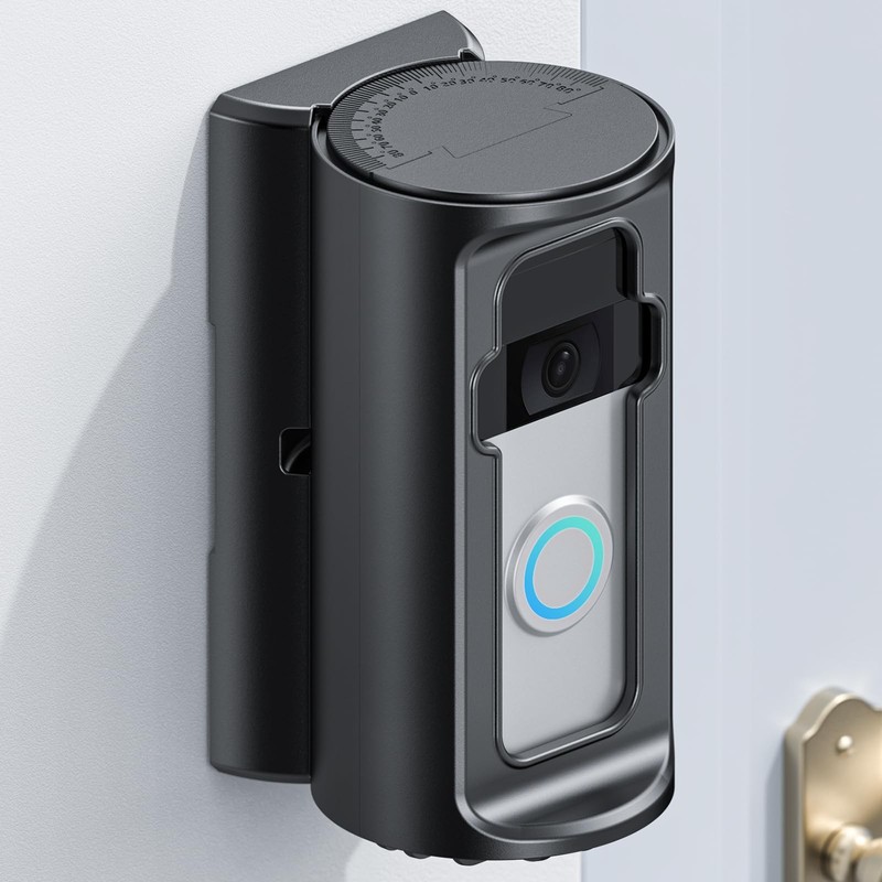 Adjustable 360° Degree Doorbell Angle Mount with Ring/Wireless Video Doorbell…