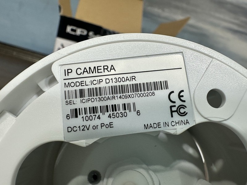 IC Realtime ICIP D1300AIR Mini Dome IP Camera Brand New gallery