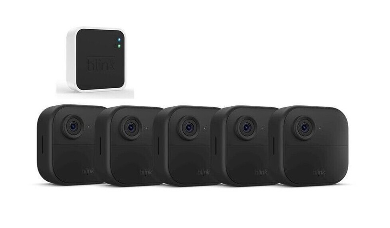 🔥 New 2024 Blink Outdoor 4 (4th Gen) 5 Camera Wireless HD Home Security System