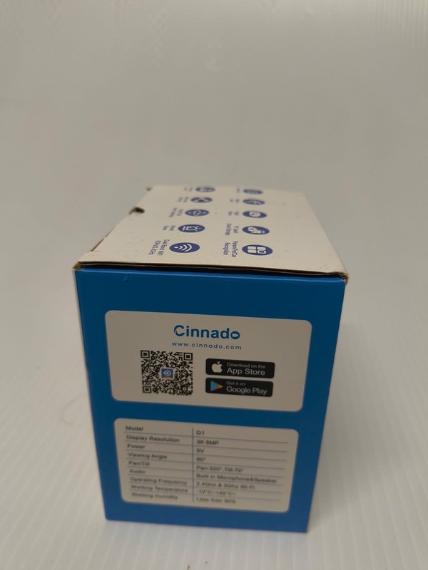 NEW Cinnado D1 3K 5MP Dual Band WIFI Indoor Security Camera gallery