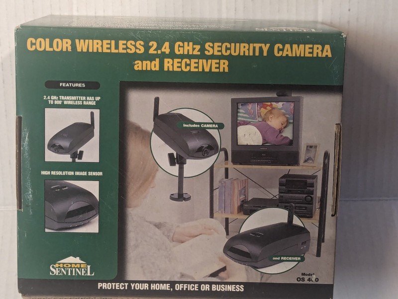 Home Sentinel Color Wireless 2 4 Ghz Security Camera& Reciever