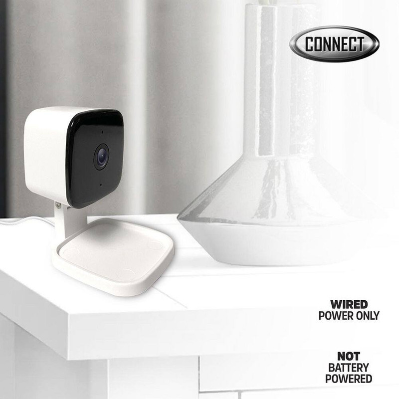 Smart Wi-Fi 2K QHD Foldable Privacy Plug-In Indoor Security Camera in White gallery