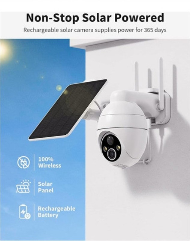 TKENPRO 2K Wireless Outdoor Security Camera... 4 gallery