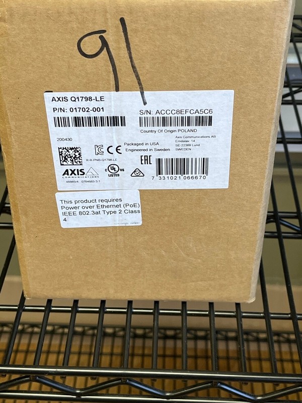 AXIS Q1798-LE Network Camera (01702-001) | Open Box | Never Used gallery