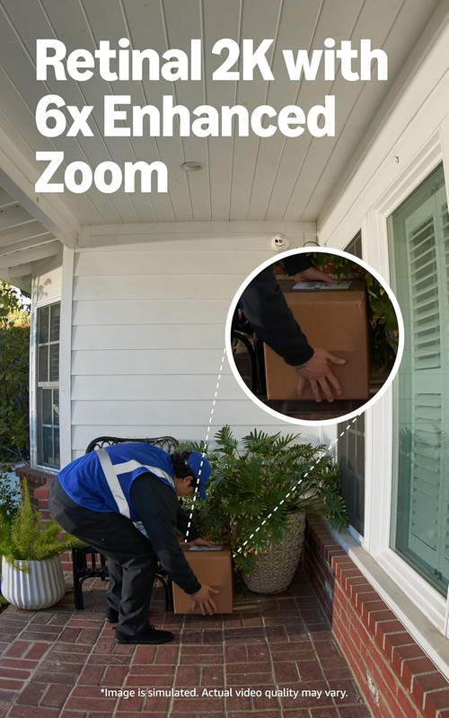 Battery Doorbell plus (Newest Model), Retinal 2K with Wide-Angle Video, up to 6X gallery