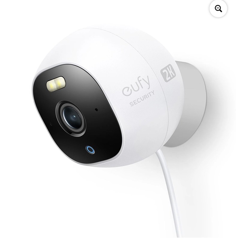 NEW Eufy Wired Outdoor 2K Surveillance Camera with Spotlight (2.4 GHz Wi-Fi) gallery