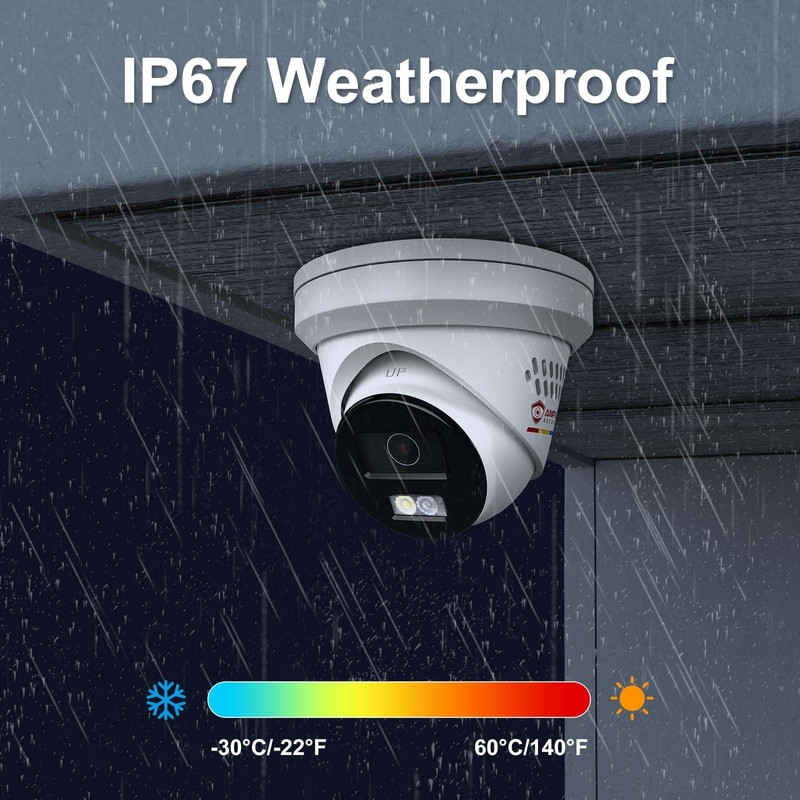 5MP PoE IP Active Deterrence , Wired Outdoor gallery