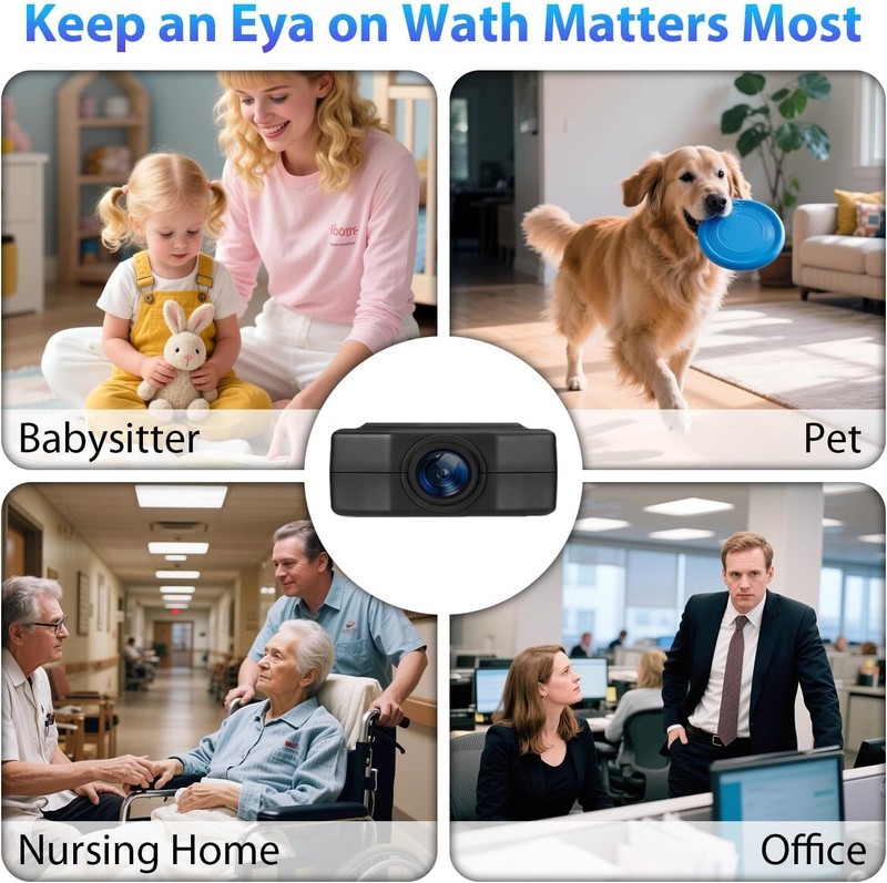 64GB Mini Security Camera,1080P Dome Camera with Motion Detection(Not WiFi) gallery