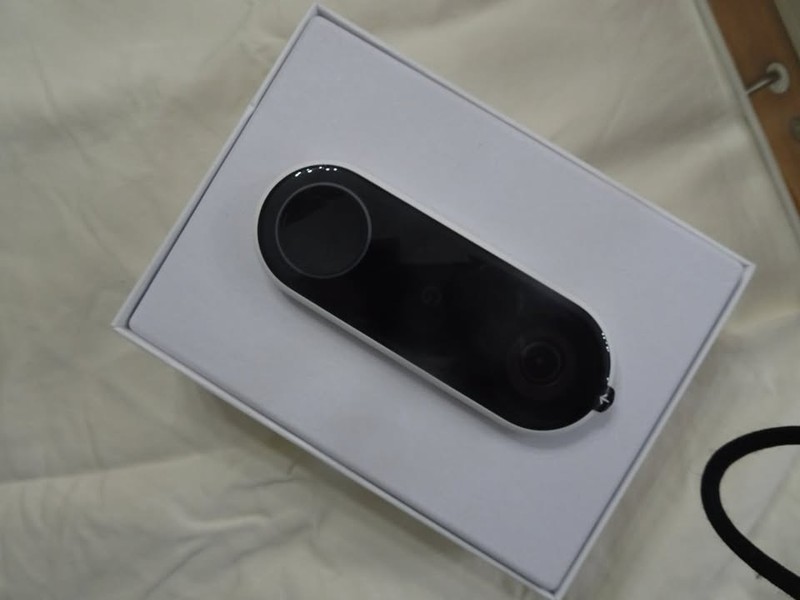 Google Nest Video Doorbell Camera Indoor Wired 5th Gen Open Box gallery