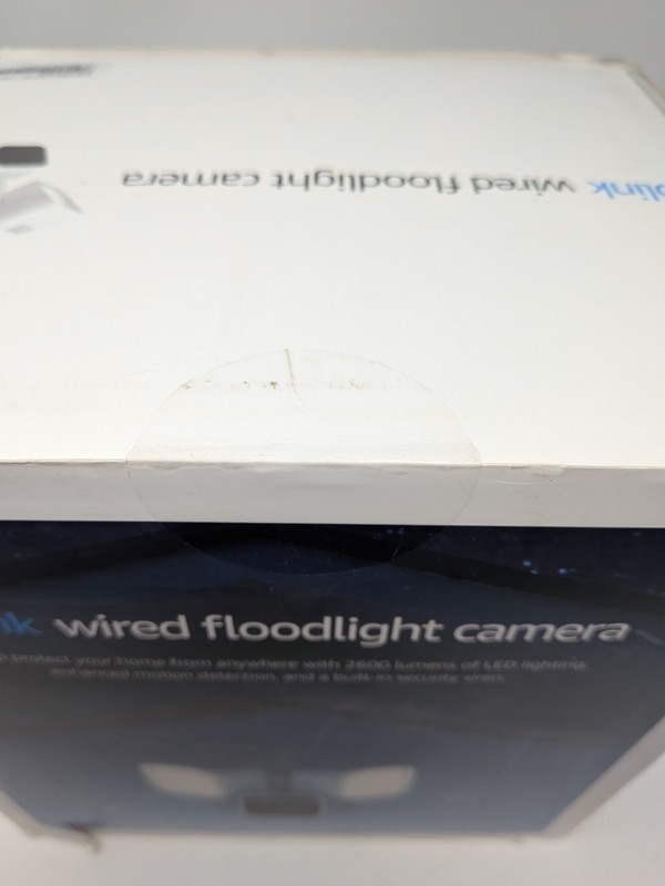 Blink Wired Floodlight Camera Alexa Smart Security Camera White New Sealed gallery