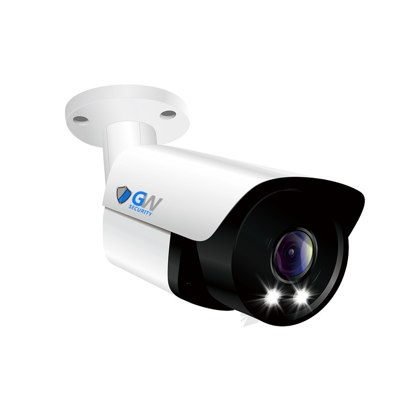 4K 8MP Starlight Color Night Vision Microphone PoE IP Bullet Security Camera