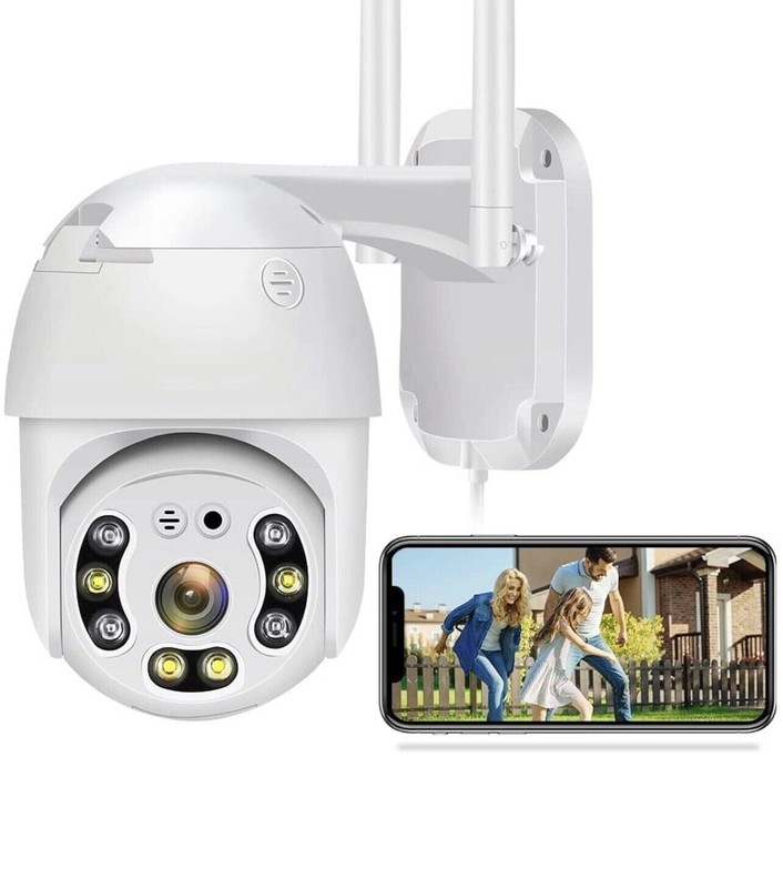 Camara De Seguridad WIFI Inalambrica 360° Para Casa Exterior HD 1080P Con Audio gallery