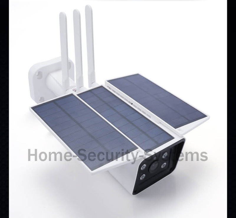 24/7 Solar Powered 128GB Security Camera Flood Light PIR Thermal Sensor Radar gallery