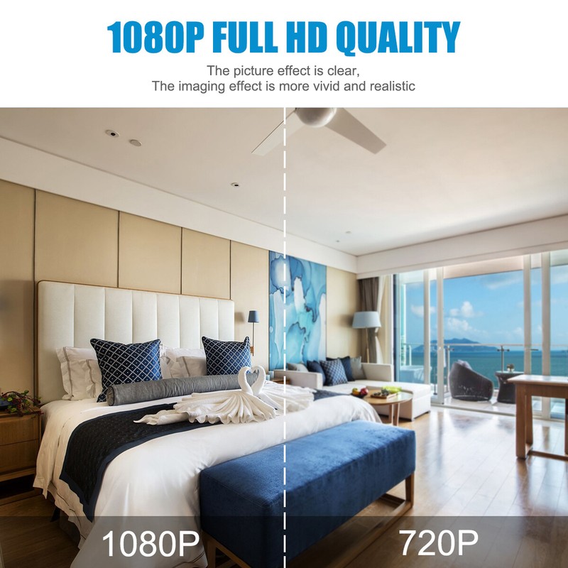 HD 1080P Smart Home Security Surveillance Camera Indoor Outdoor w/ Night Vision gallery