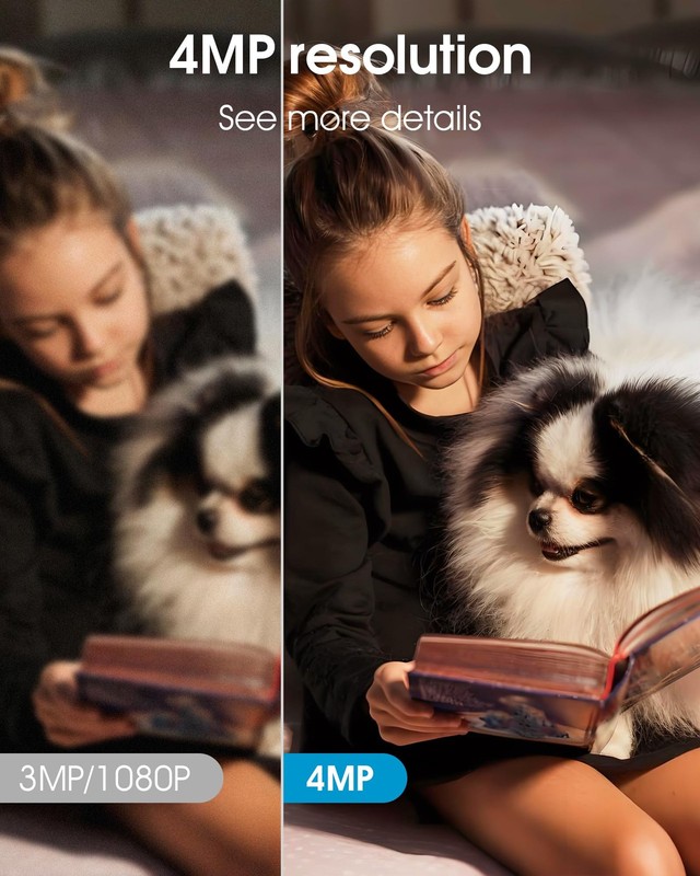 Cameras for Home Security, Pet Camera with WiFi 6&5GHz/2.4GHz, Motion Trackin... gallery