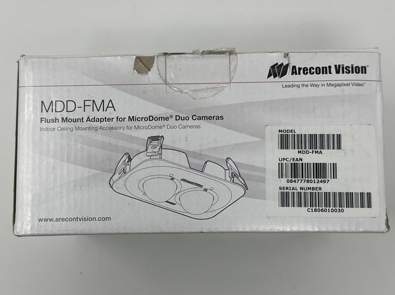 Arecont Vision MDD-FMA Flush Mount Adapter for MiroDome Duo Cameras gallery