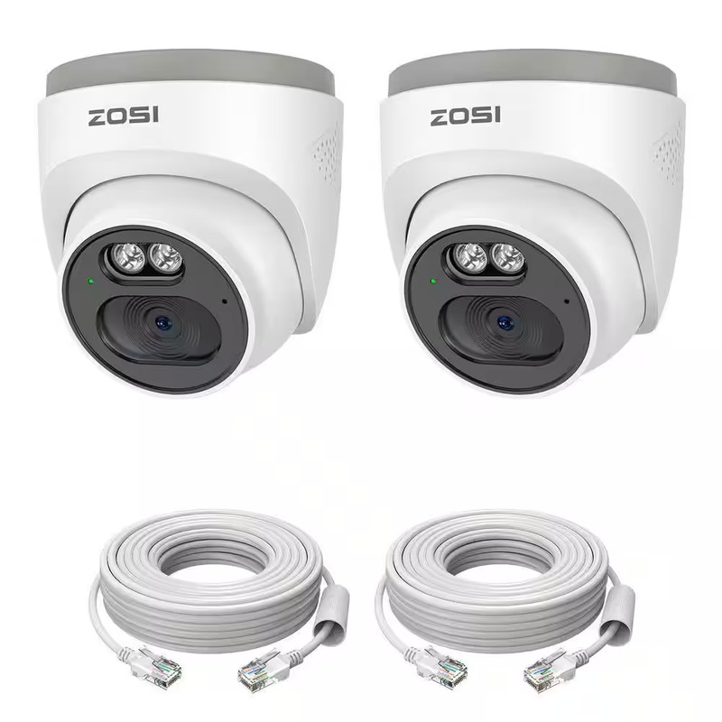 4MP 2.5K Add-On Outdoor IP Security Camera, IP66 Waterproof, Only Work with Same gallery