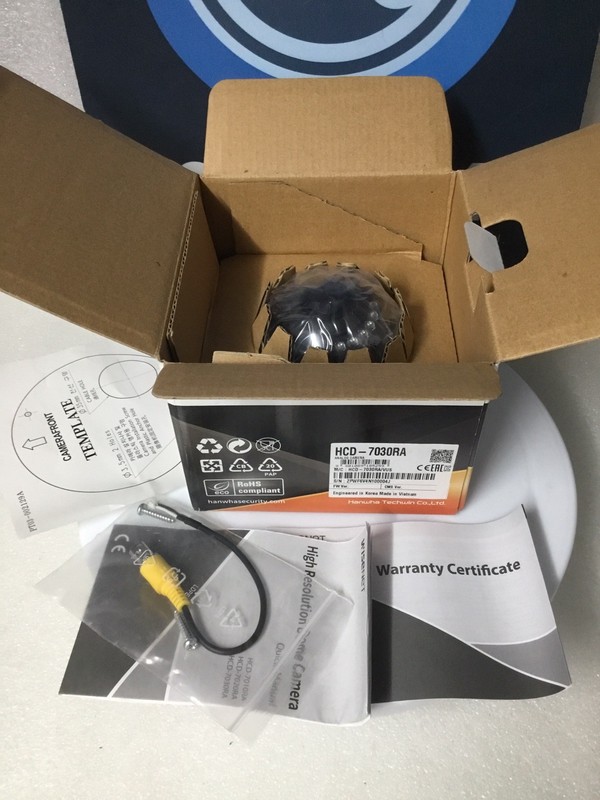 WISENET HD+ HCD-7030RA CCTV Color Camera W/ 6mm 4MP D/N QHD CVBS (SN:00BL) NEW! gallery