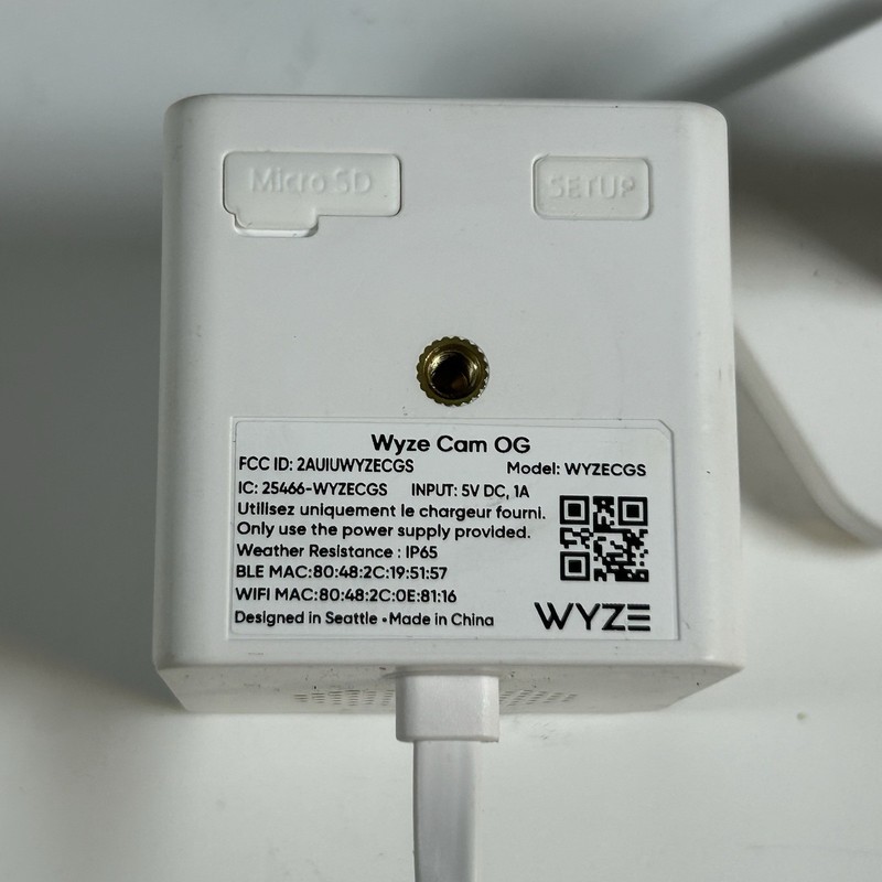 Wyze Cam Indoor/Outdoor OG Security Camera - White gallery