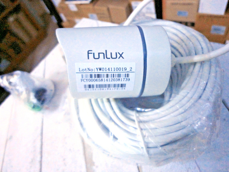 Funlux ZP-IBT15-S Bullet Security Camera w/ POE Cable gallery