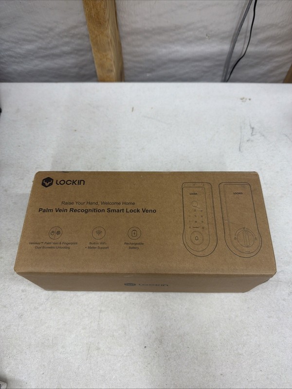 LOCKIN Veno Plus Palm Vein Recognition Video Smart Lock – Open Box