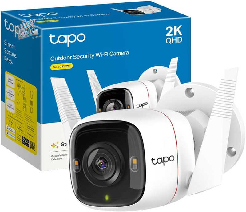 Tapo C320WS Alexa 2K 4MP Outdoor Wi-Fi Camera Night Video Surveillance IP6