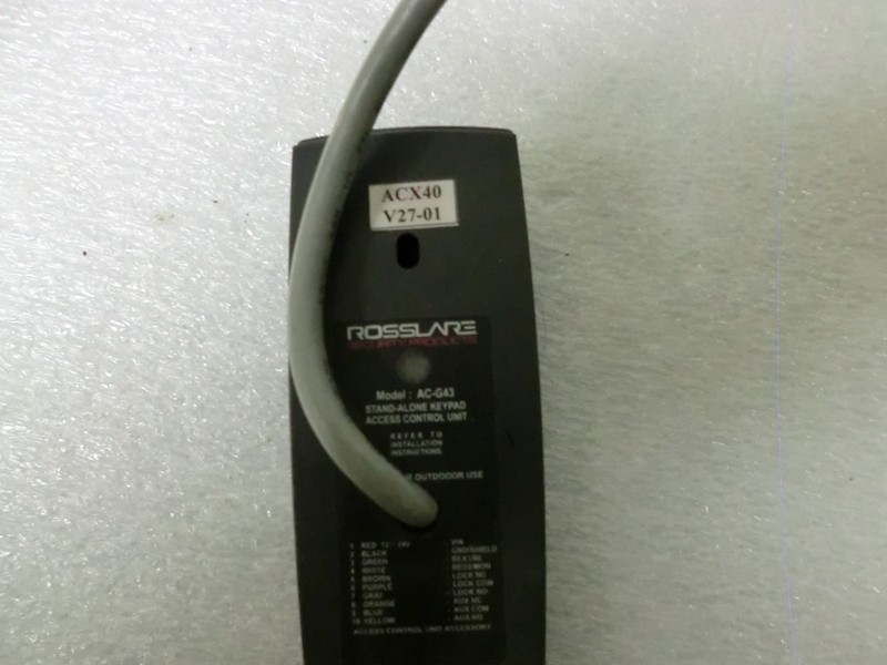 New! Rosslare AC-G43 Indoor / Outdoor PIN Mullion 2X6 Controller - 6 Wire gallery
