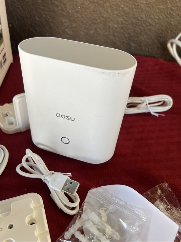 AOSU C9C3CA11 H1L Solar-Powered Home Security Cameras System Assembly gallery