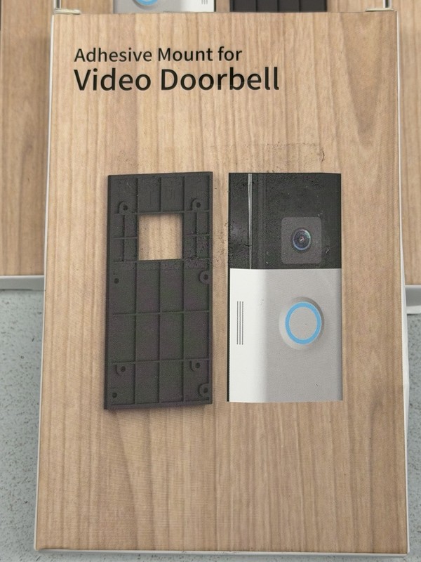 7 - No Drill Ring Doorbell Mount for Ring Video Doorbell 1/2/3/4 2020 Release gallery