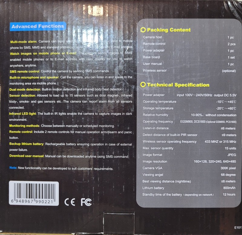 TUTA B2 GSM Remote Camera - NIB gallery
