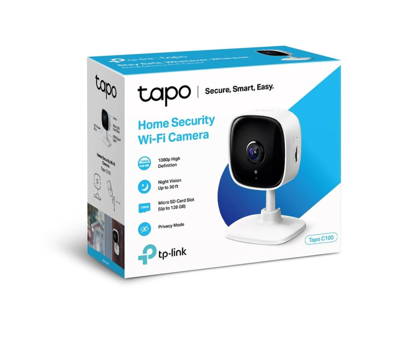 TP-Link Tapo C100 1080p WiFi Indoor Smart Security Camera Motion Detection gallery