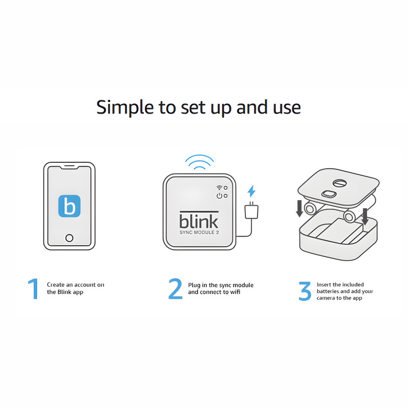 Blink Outdoor (3rd Gen) Wireless HD Security Camera, Alexa - 3 Camera System Kit gallery
