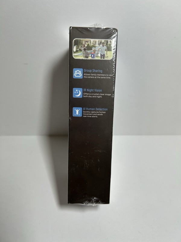 🔥New🔥 Smart 2.4GHz Wi-Fi Doorbell Camera Wide Angle Lens - Black gallery