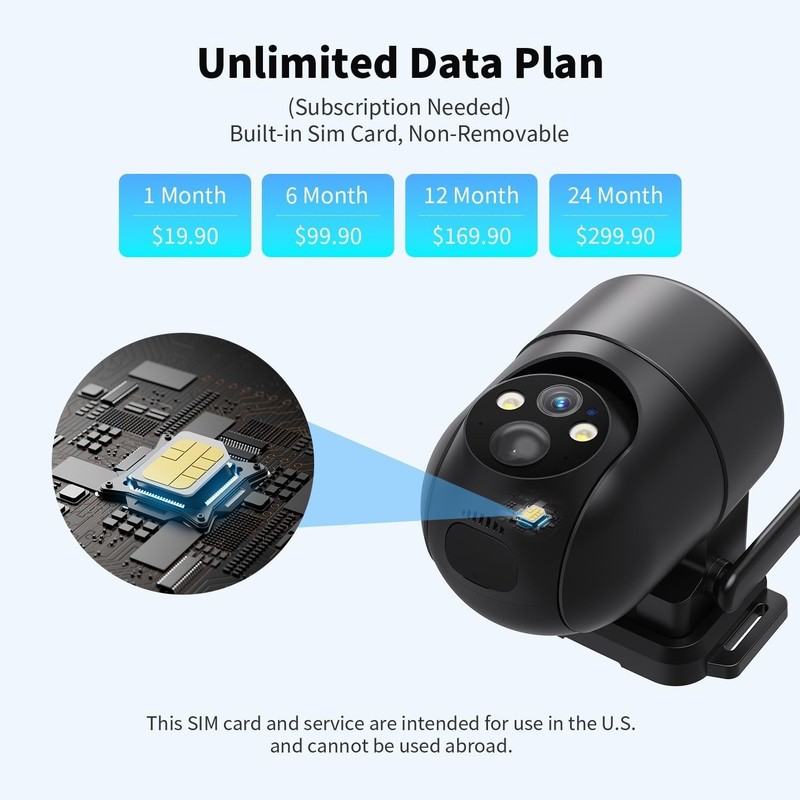 Solar-Powered 4G LTE Camera – Real-Time Outdoor Security with Color Night Vision gallery