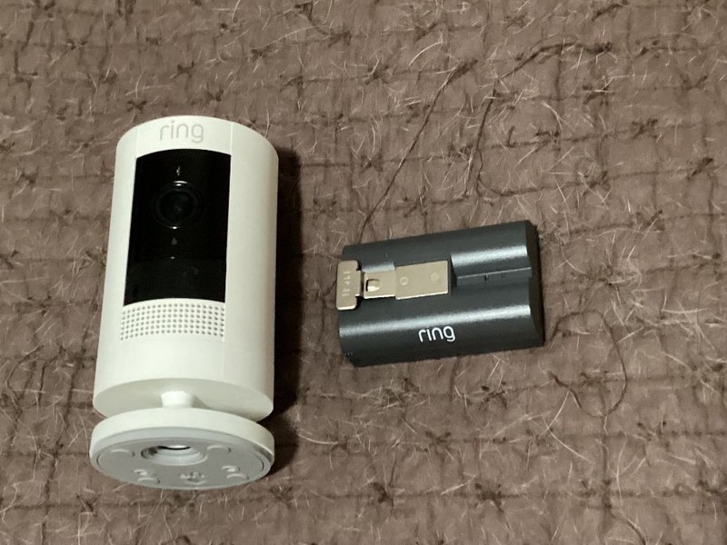 Ring Outdoor Cam Plus Plug-In WiFi Security Camera 1080p White Motion NEW