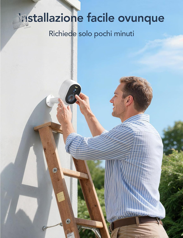 Outdoor Wi-Fi Camera Solar Panel Wireless Battery 2K Surveillance gallery