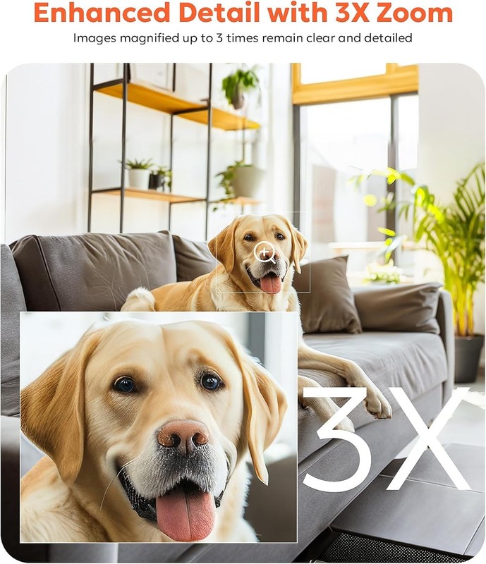 2K Indoor Camera for Home with Alexa Support, Night Vision & Live Streaming gallery
