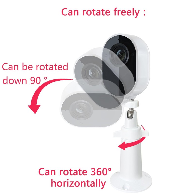 Adjustable Metal Wall Mount Compatible with Arlo, Arlo Pro 2/3/4/5/Ultra/Ultr... gallery