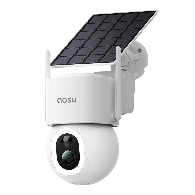 SolarCam D1 Max, 4K Solar Security Cameras Outdoor Wireless, 360° Pan & Tilt …