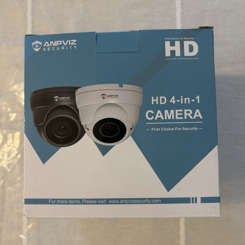 Anpviz Security 5MP TVI Wired Surveillance Camera Manual Lens HD-D3250W-M4X