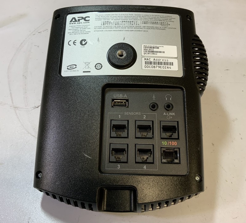 APC NBWL0455 NetBotz Room Monitor 455 Security Surveillance Camera, Black "H1B" gallery