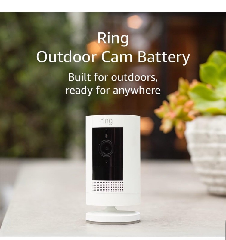 Ring Stick Up Cam Battery Powered Indoor Outdoor Camera with Two-Way Talk gallery