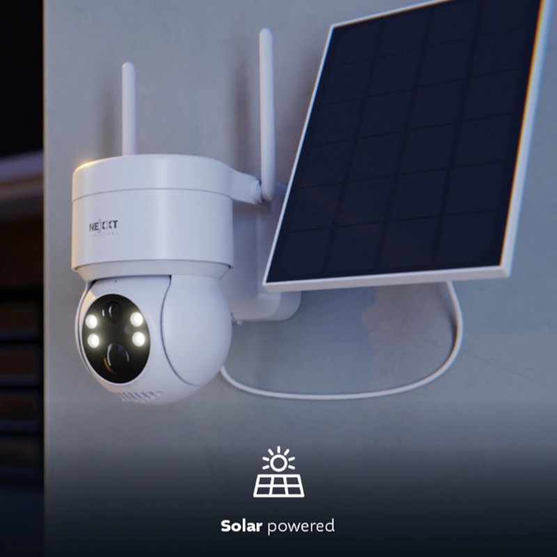 Nexxt Solutions Smart Wi-Fi Solar Camera - Outdoor PTZ, Motion Detection, Nig... gallery