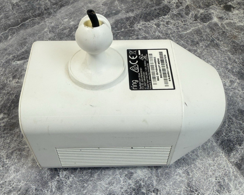 Ring Spotlight Wired Cam White Plug-In Security Camera FOR PARTS OR NOT WORKING gallery