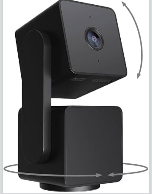 Wyze – Pan v3 Indoor/Outdoor Pan/Tilt/Zoom 1080p Security Camera – White