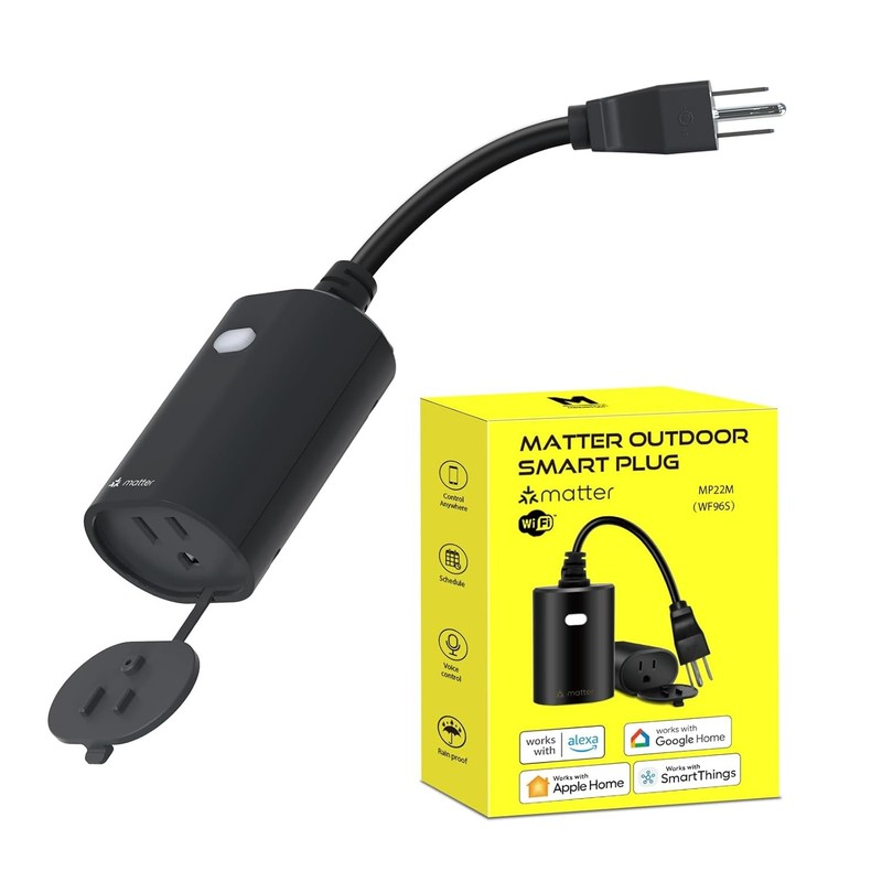Minoston MP22M Matter Outdoor Smart Plug IP65 15A