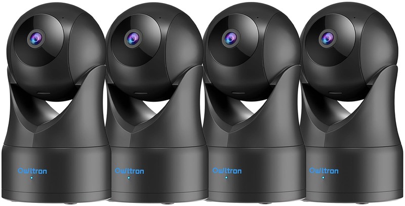 Indoor Security Camera, 360 Pan/Tilt Home Cameras with Motion Detection, Pet …