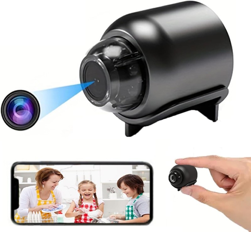 1080P HD Tabletop Mini Camera with Remote Access for Baby & Pet Monitoring gallery