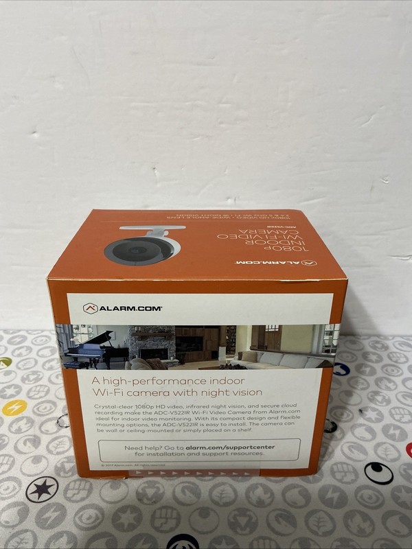 Alarm.com ADC-V522IR 1080p Indoor Wi-Fi Night Vision IP Camera White - New! gallery
