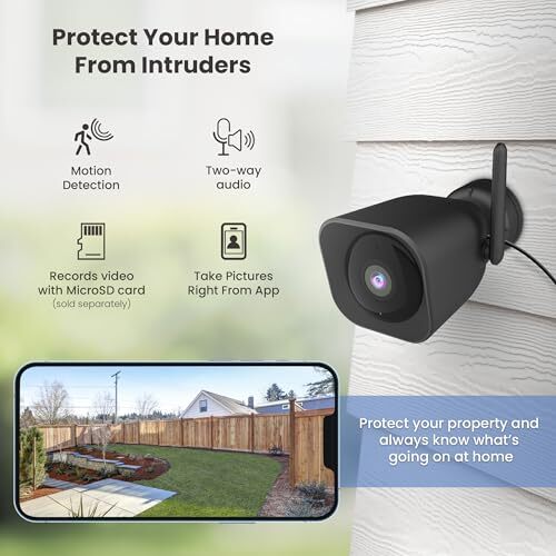 Feit Electric WiFi Enabled HD Security Camera with Two Way Audio 1080p gallery